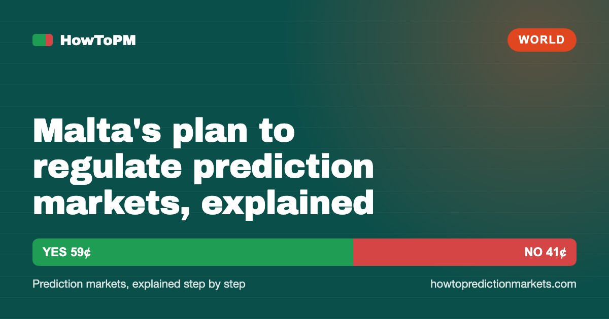Malta's plan to regulate prediction markets, explained