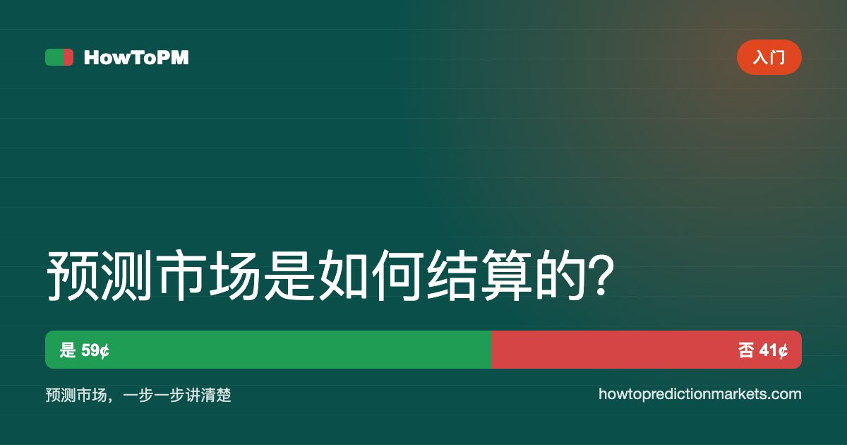 预测市场是如何结算的？