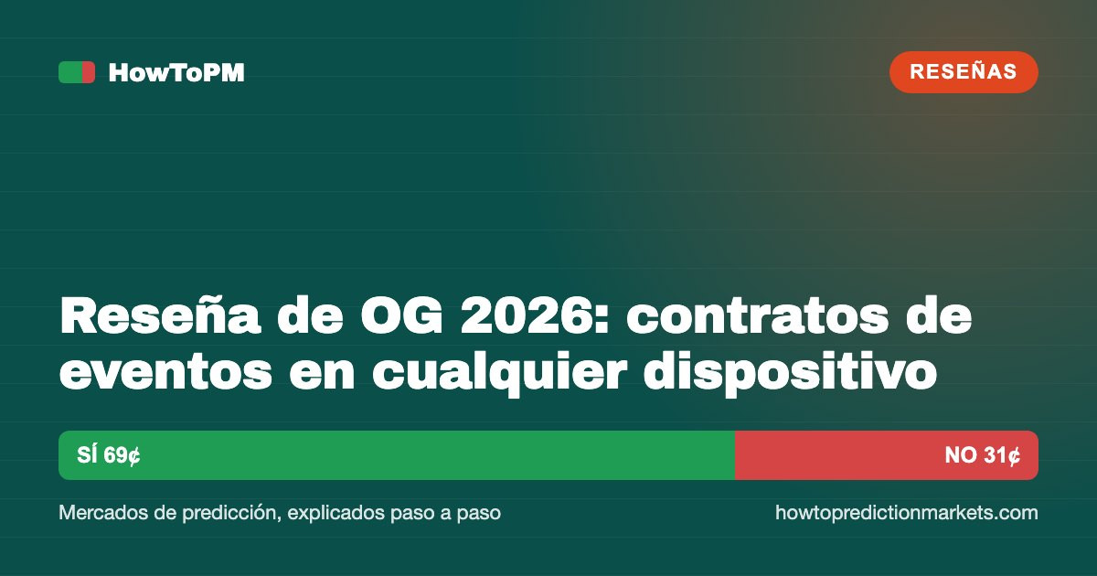 Reseña de OG 2026: contratos de eventos en cualquier dispositivo