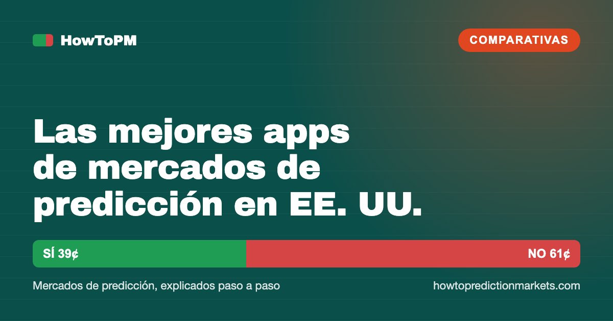 Las mejores apps de mercados de predicción en EE. UU. (septiembre de 2026)