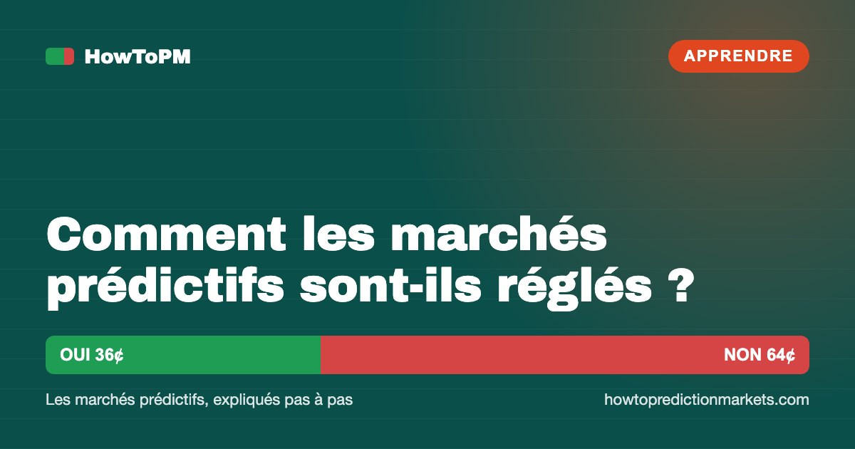 Comment les marchés prédictifs sont-ils réglés ?