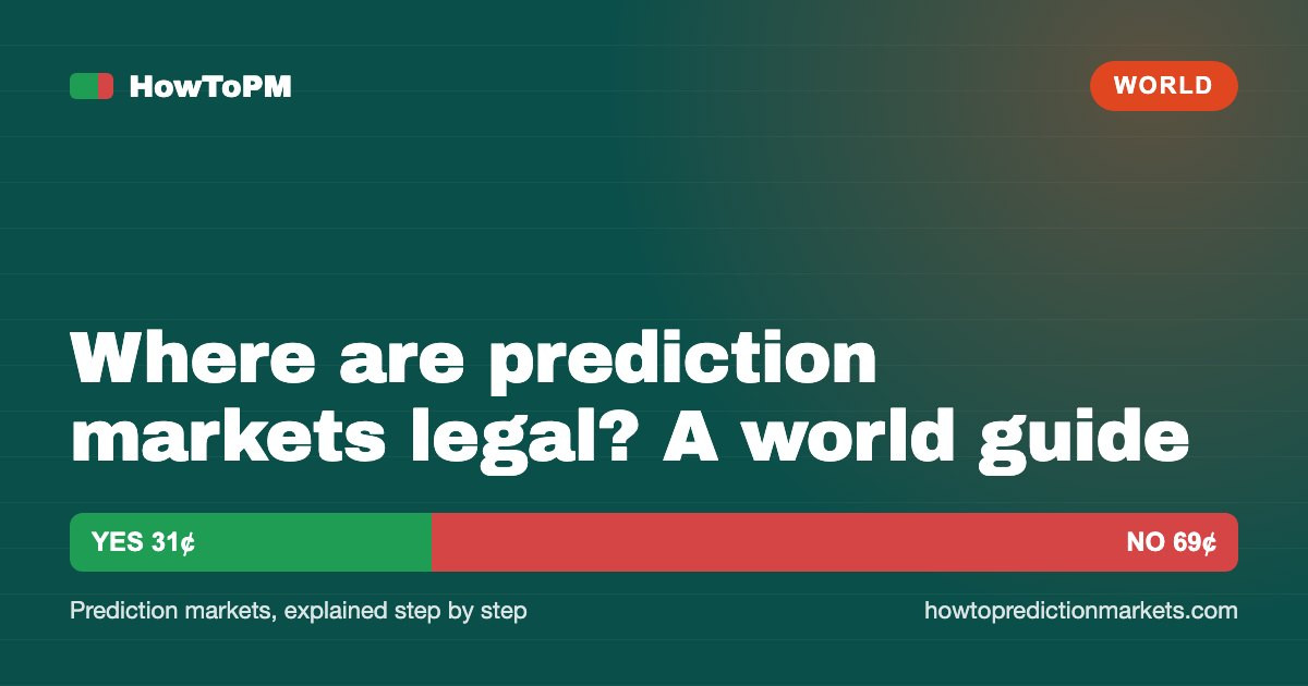 Where are prediction markets legal? A world guide (September 2026)