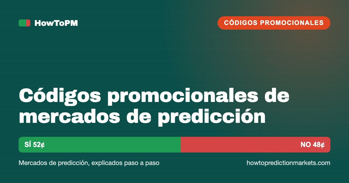 Códigos promocionales de mercados de predicción (septiembre de 2026)
