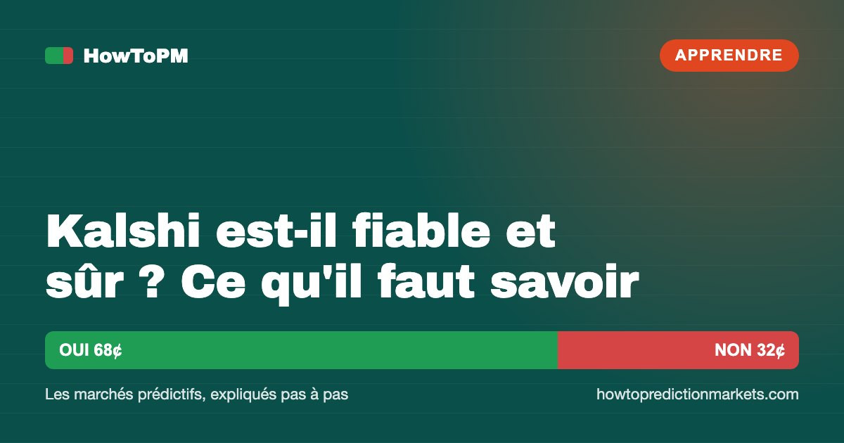 Kalshi est-il fiable et sûr ? Ce qu'il faut savoir
