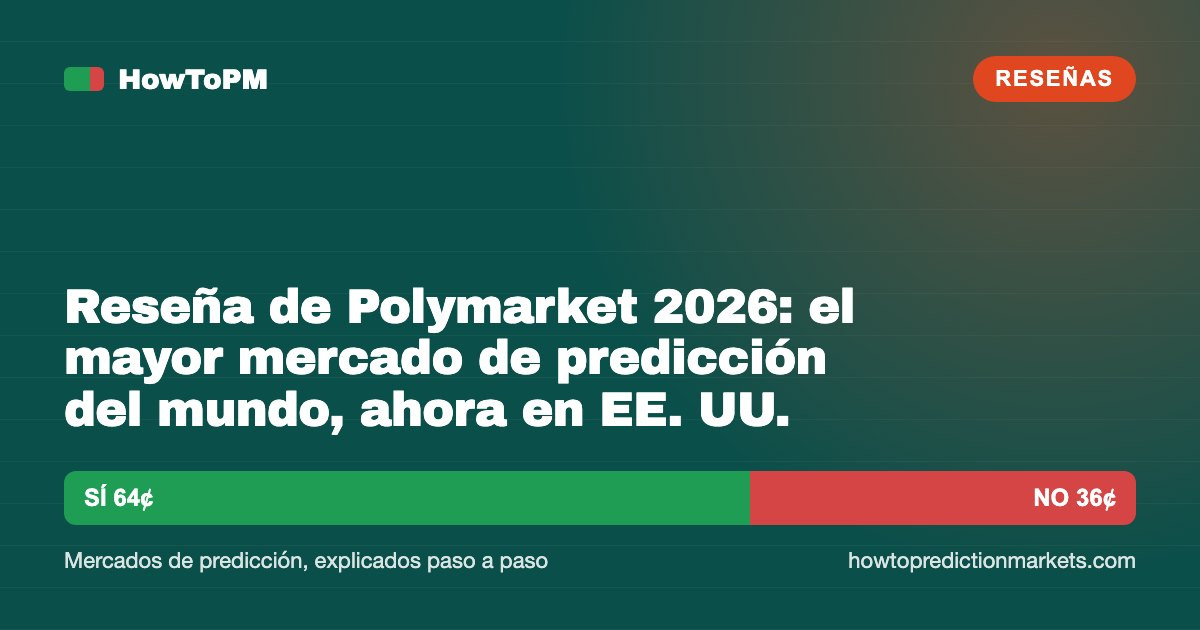 Reseña de Polymarket 2026: el mayor mercado de predicción del mundo, ahora en EE. UU.