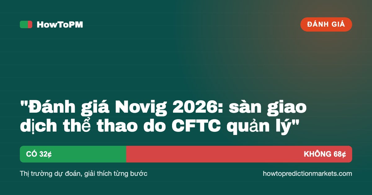 "Đánh giá Novig 2026: sàn giao dịch thể thao do CFTC quản lý"