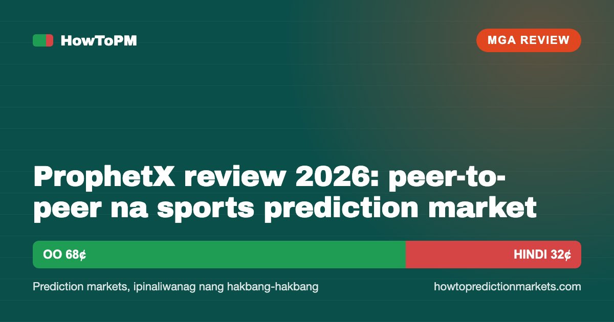 ProphetX review 2026: peer-to-peer na sports prediction market