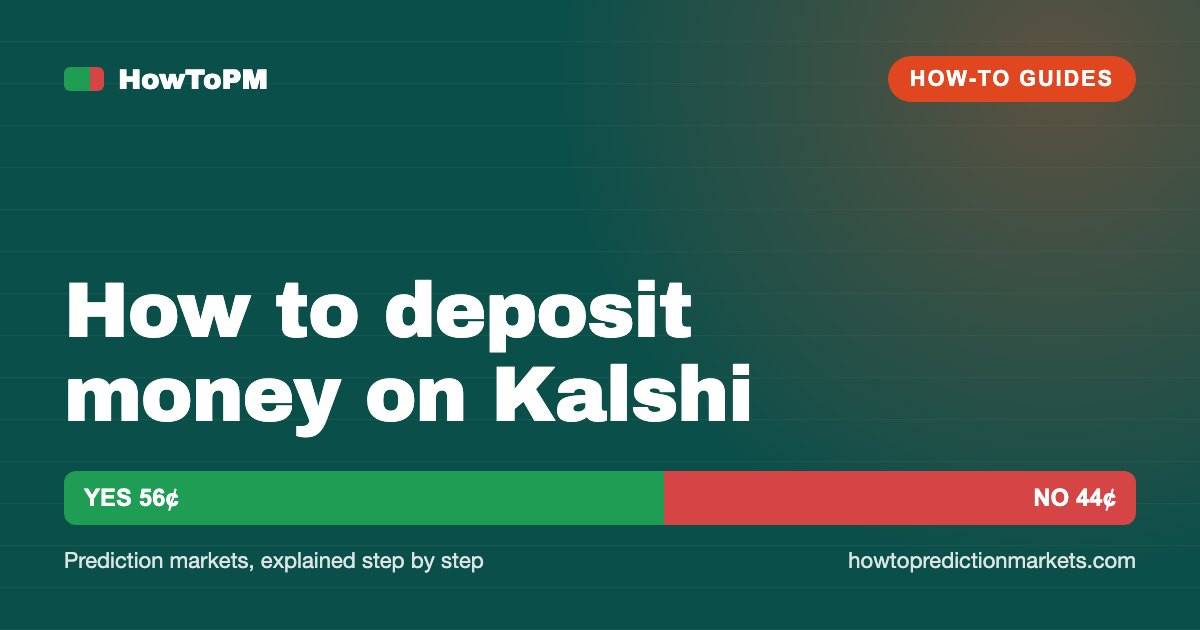 How to deposit money on Kalshi