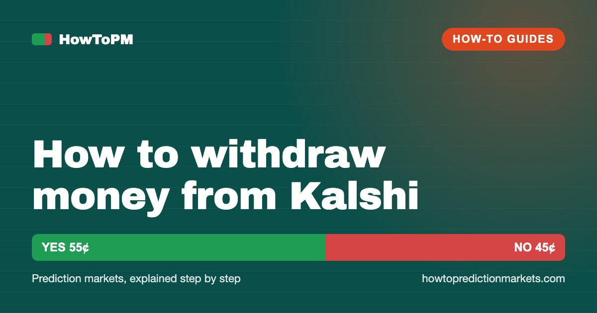 How to withdraw money from Kalshi