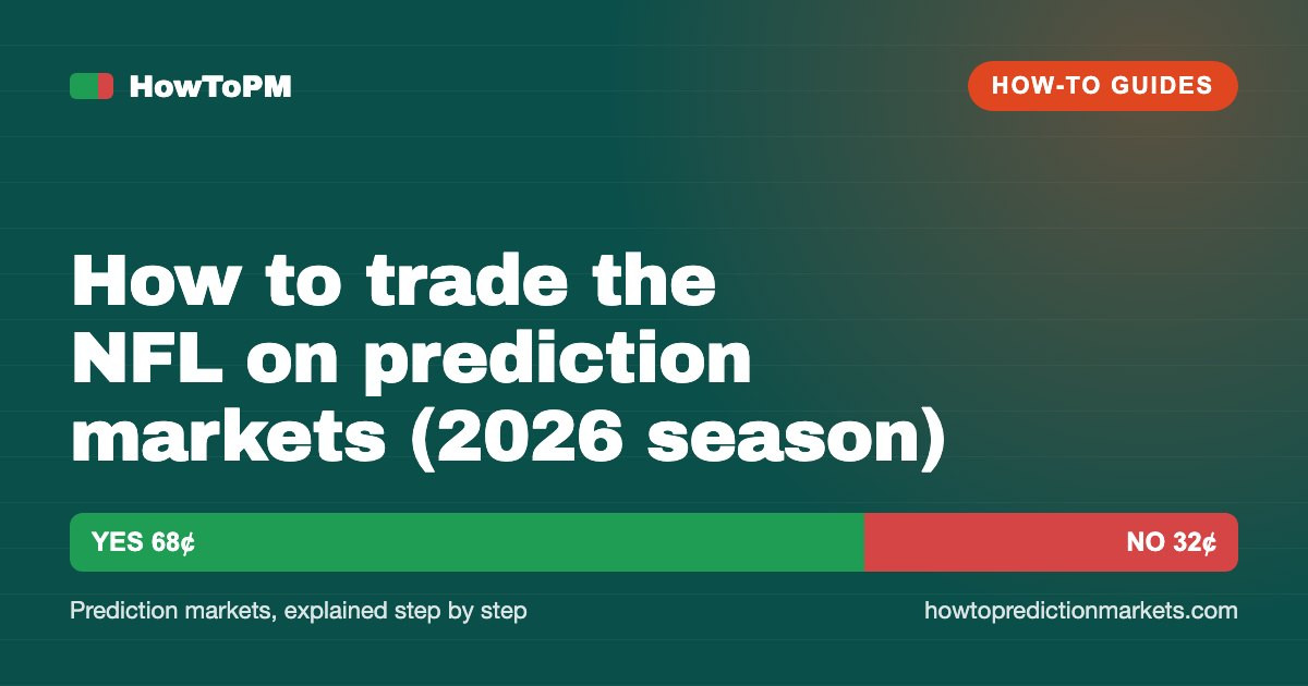 How to trade the NFL on prediction markets (2026 season)